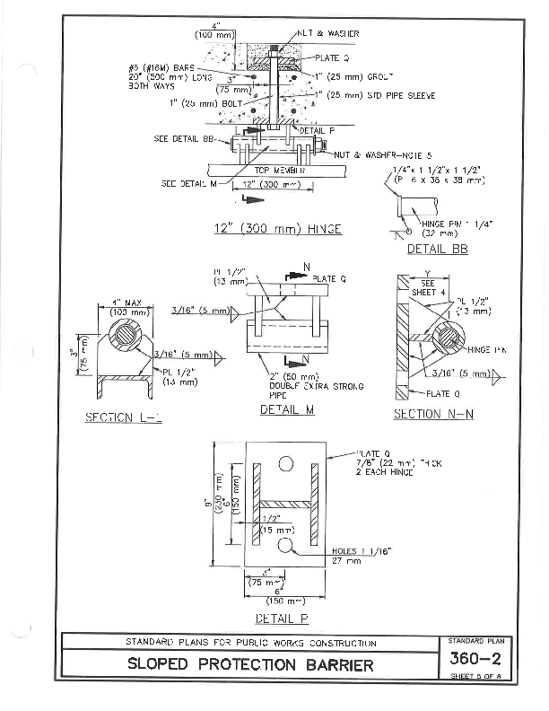 SPPWC 2021 STANDARD PLANS | Long Beach Iron Works